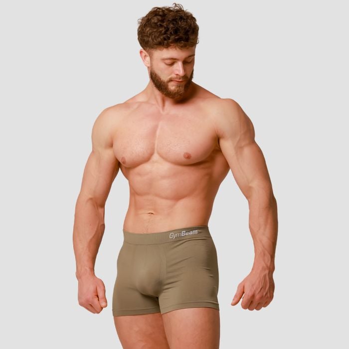 Varrásmentes férfi boxeralsó 2 Pack Army - GymBeam L
