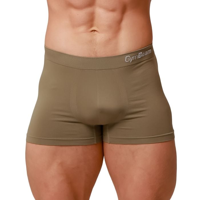 Varrásmentes férfi boxeralsó 2 Pack Army - GymBeam L