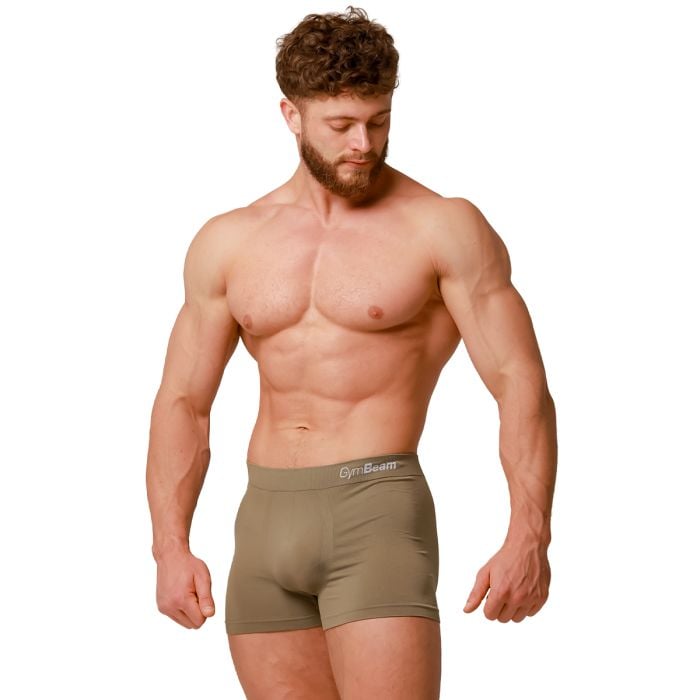 Varrásmentes férfi boxeralsó 2 Pack Army - GymBeam L