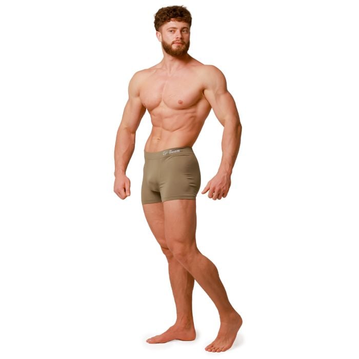 Varrásmentes férfi boxeralsó 2 Pack Army - GymBeam L