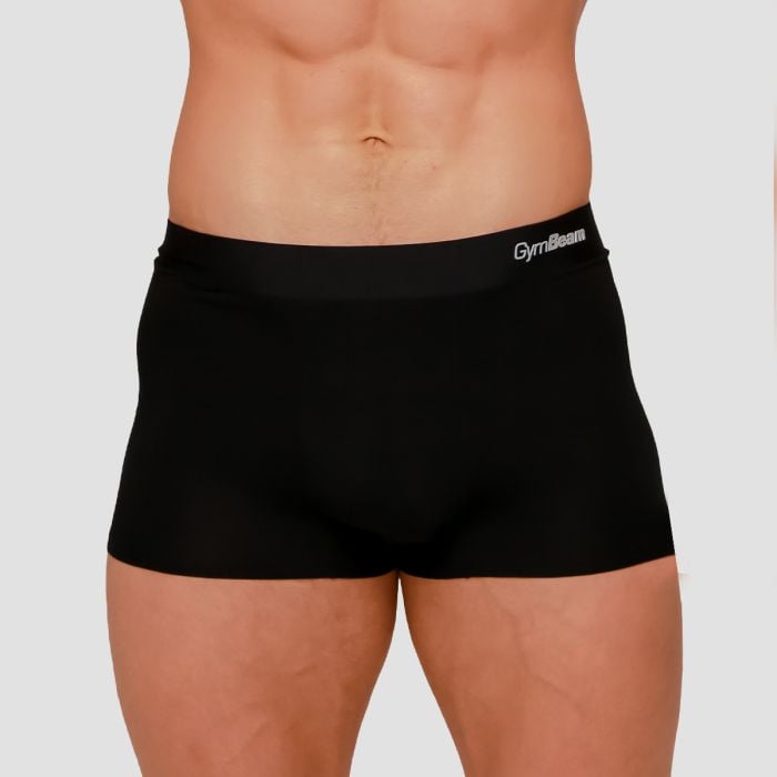 Soft férfi boxeralsó 2Pack Black - GymBeam L
