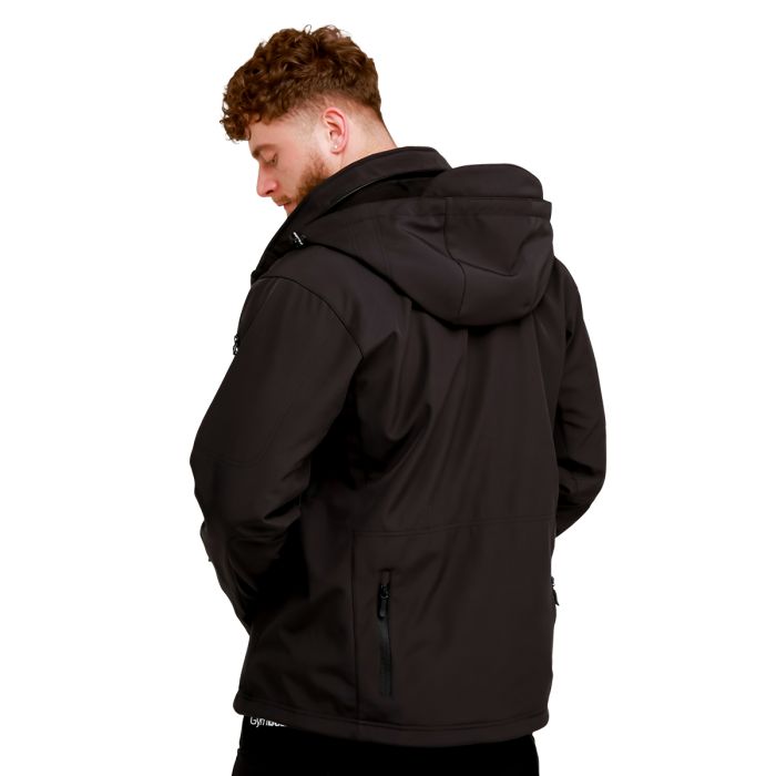 Softshell férfi dzseki Black - GymBeam XL