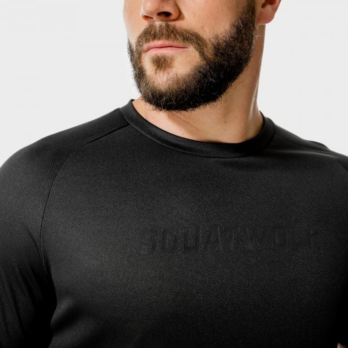 LAB360º Recycled Mesh Black póló - SQUATWOLF S