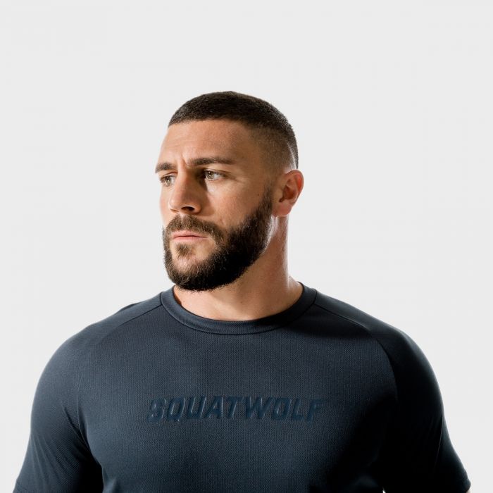 LAB360º Recycled Mesh Blue póló - SQUATWOLF S