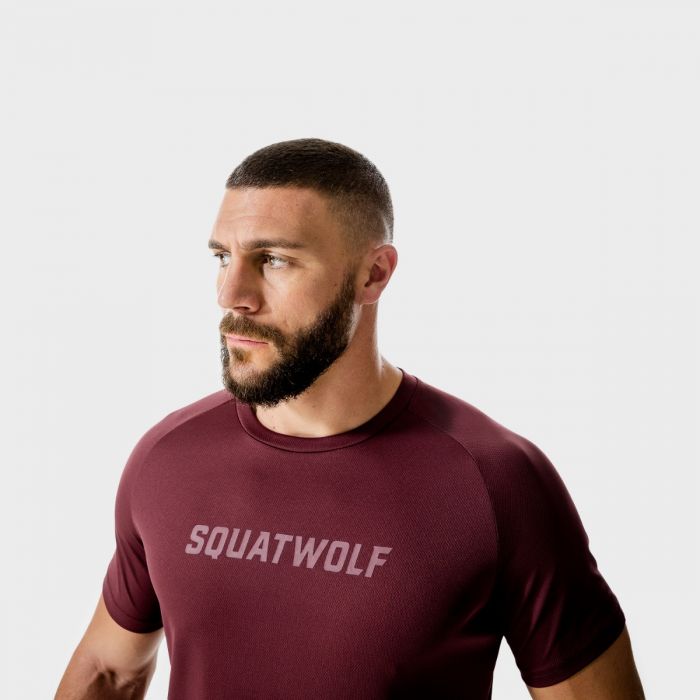 LAB360º Recycled Mesh Tee Tawny Port póló - SQUATWOLF L