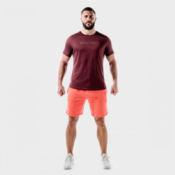 LAB360º Recycled Mesh Tee Tawny Port póló - SQUATWOLF L