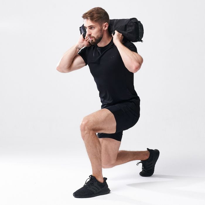 Vented Run Black férfi póló – SQUATWOLF XL