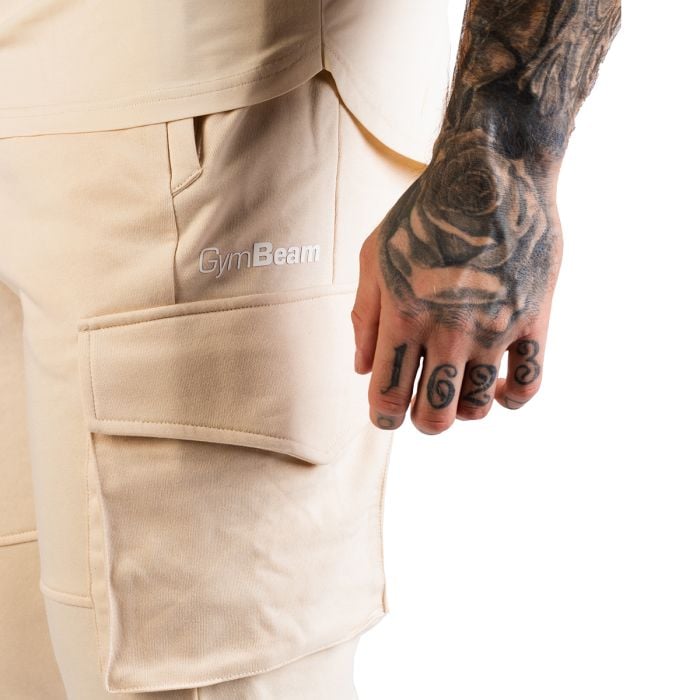 TRN melegítőnadrág Sand - GymBeam XL