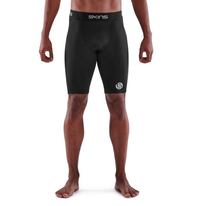 Men‘s Compression Shorts Series-1 Half Tights Black - SKINS