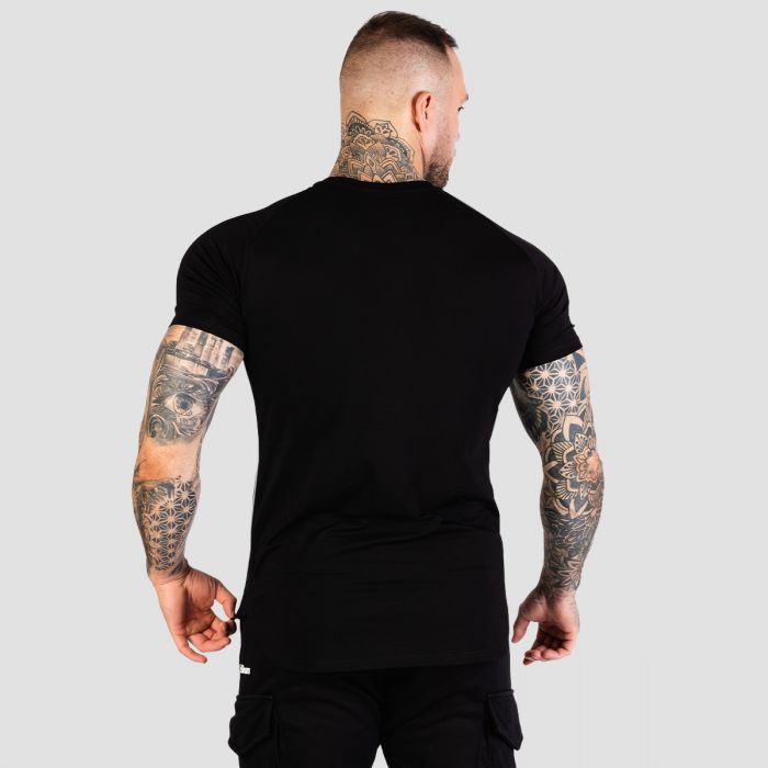 TRN Fitted póló Black – GymBeam M