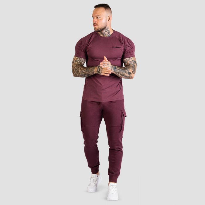 TRN Fitted póló Eggplant – GymBeam M