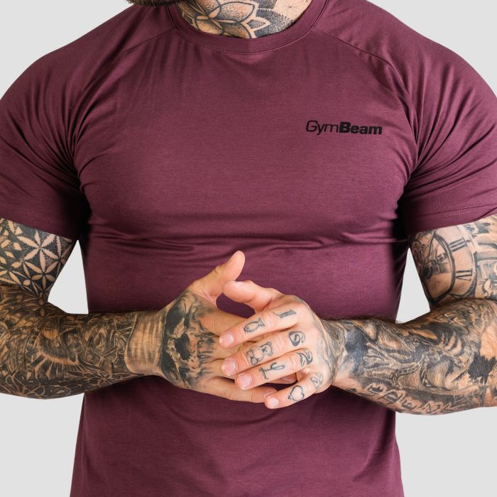 TRN Fitted póló Eggplant – GymBeam M