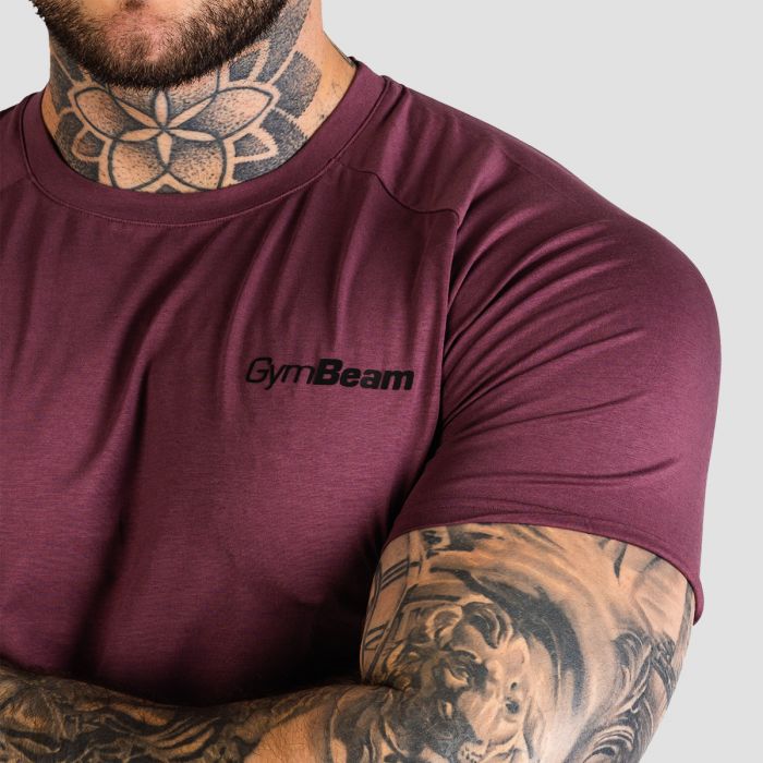 TRN Fitted póló Eggplant – GymBeam M