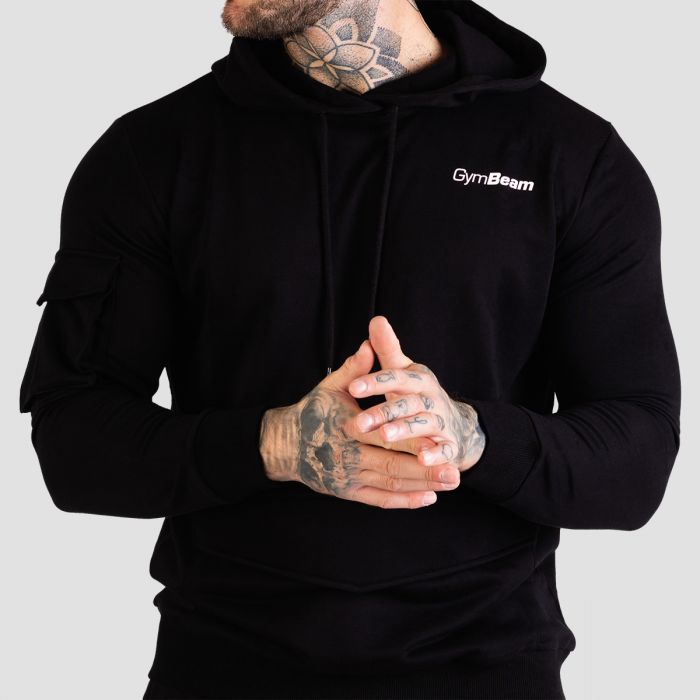 TRN kapucnis pulóver Black – GymBeam XL