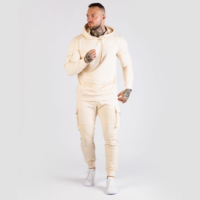 TRN kapucnis pulóver Sand – GymBeam L