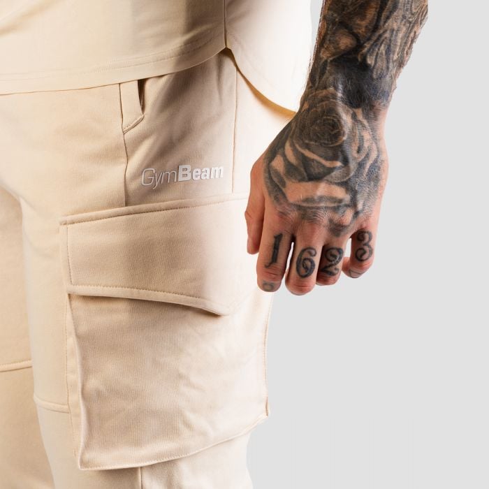 TRN melegítőnadrág Sand - GymBeam XL