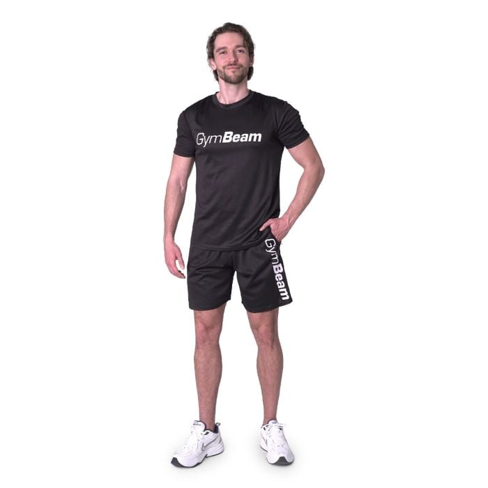 Mesh Essence rövidnadrág Black - GymBeam L