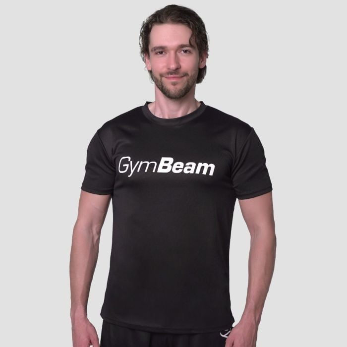 Mesh Essence póló Black - GymBeam L