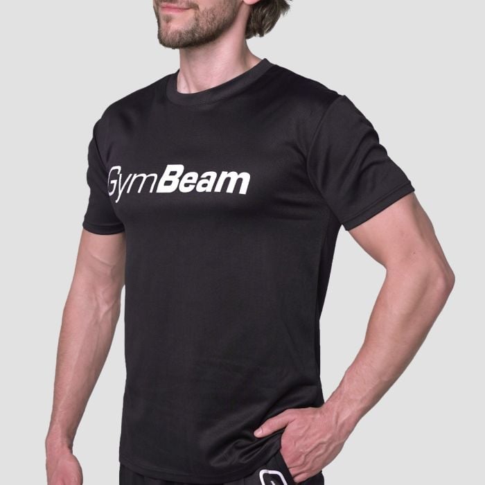 Mesh Essence póló Black - GymBeam L