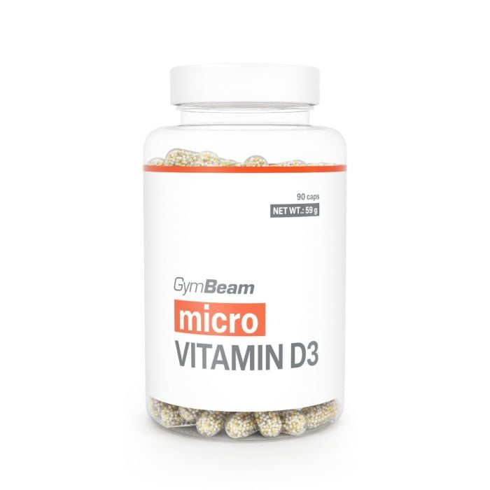 Mikro D3-vitamin 2000 IU - GymBeam 90 tabl.