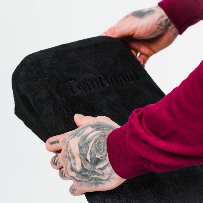 Medium Black mikroszálas törölköző  - Gymbeam single_variant