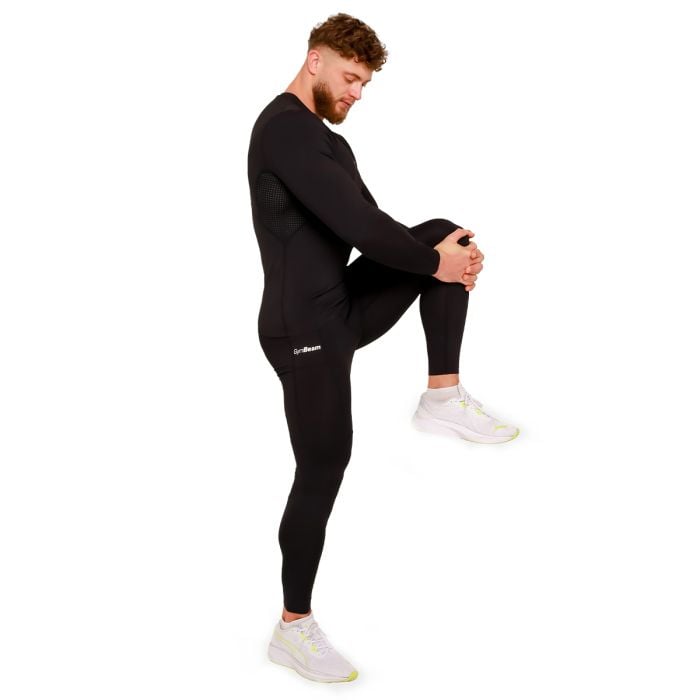High kompressziós leggings Black - GymBeam XL
