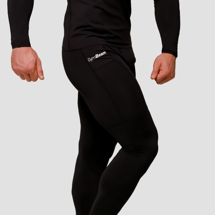 Mid kompressziós leggings Black - GymBeam L
