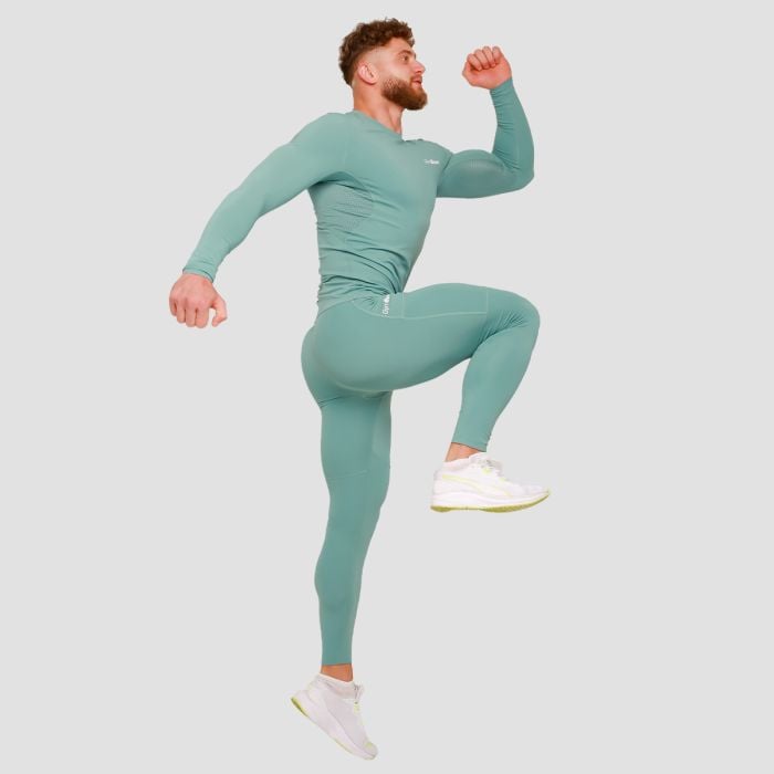 High kompressziós leggings Blue - GymBeam XXXL