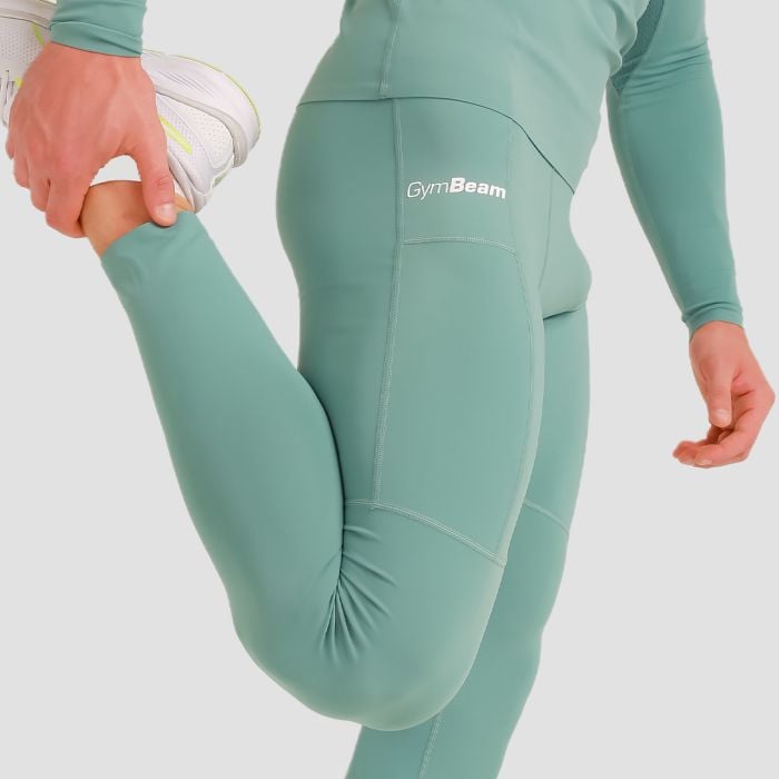 High kompressziós leggings Blue - GymBeam XXXL