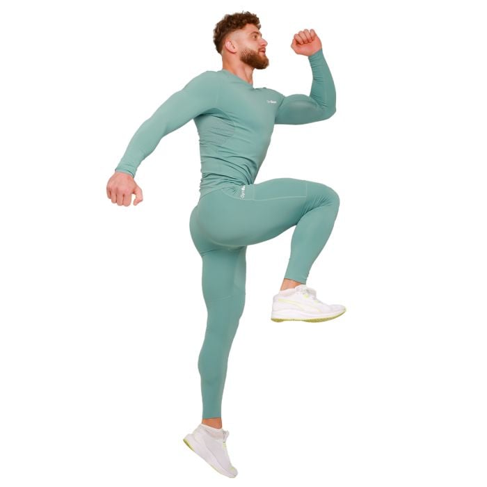 High kompressziós leggings Blue - GymBeam XXXL