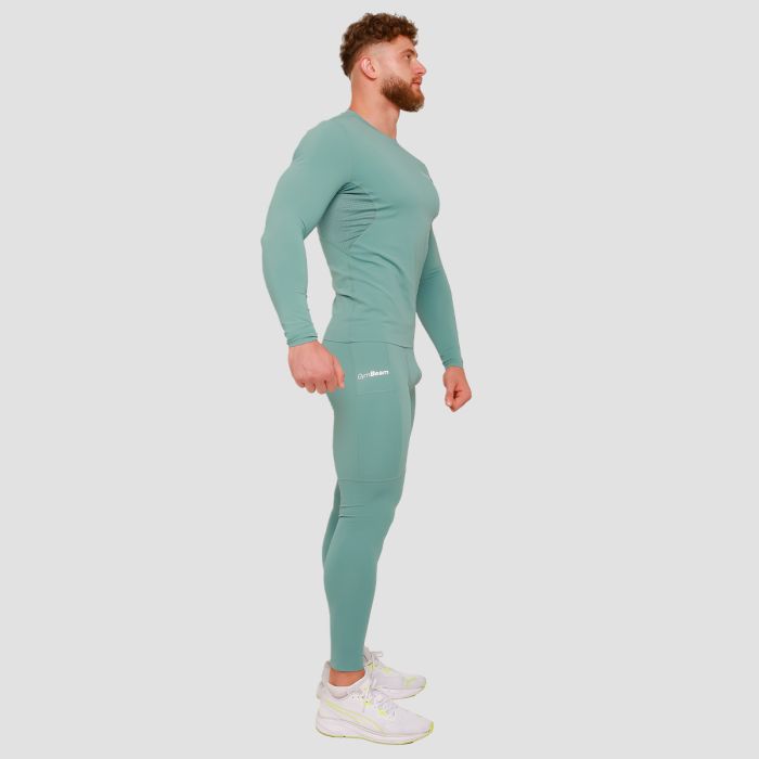 High kompressziós hosszú ujjú póló Blue - GymBeam L