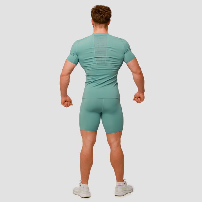 Mid kompressziós póló Blue - GymBeam L