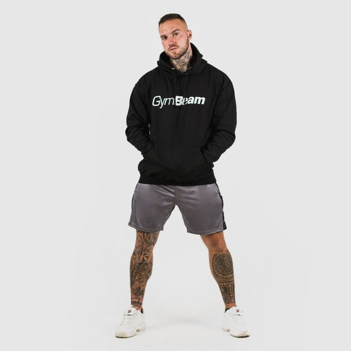 PRO Hoodie pulóver Black - GymBeam XL