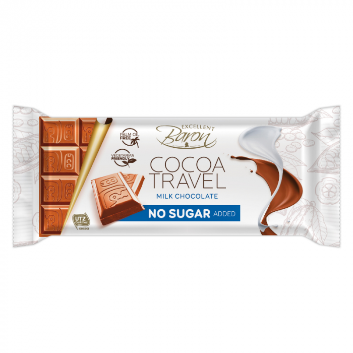 Milk chocolate without added sugar Cocoa travel - Baron
