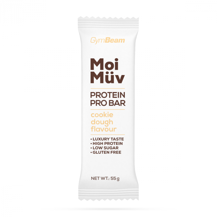 MoiMüv Protein Pro Bar - GymBeam 55 g - sütitészta