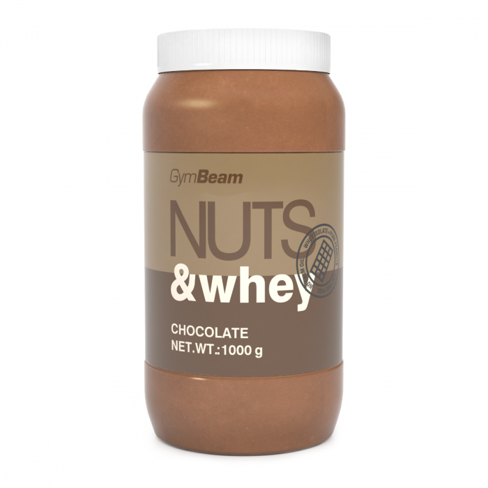 Proteínové arašidové maslo Nuts & Whey 1000 g - GymBeam
