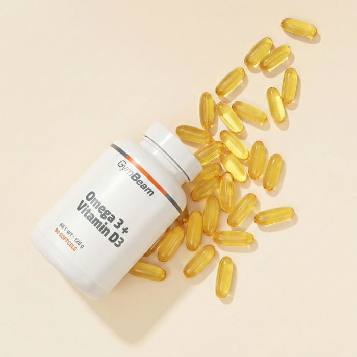 Omega 3 + D3-vitamin - GymBeam 90 kapsz.