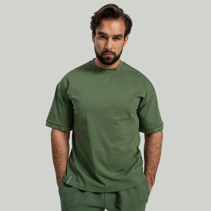 Heavy oversized póló Cedar Green - STRIX L