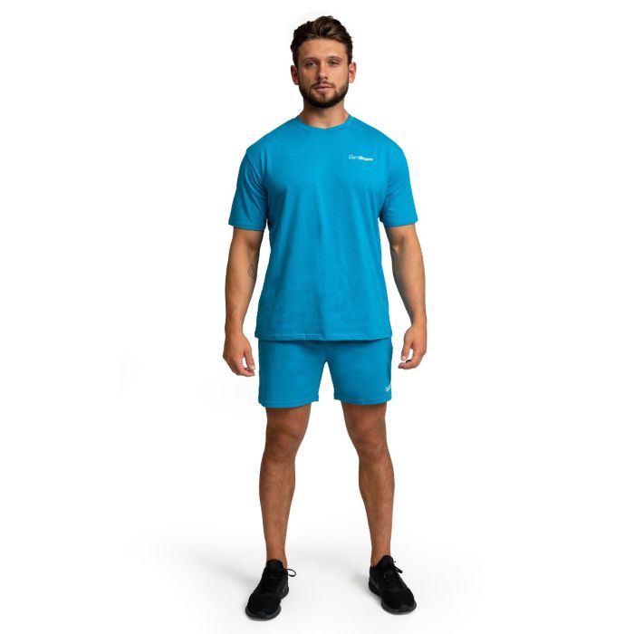 Limitless Oversized póló Aquamarine - GymBeam XXL