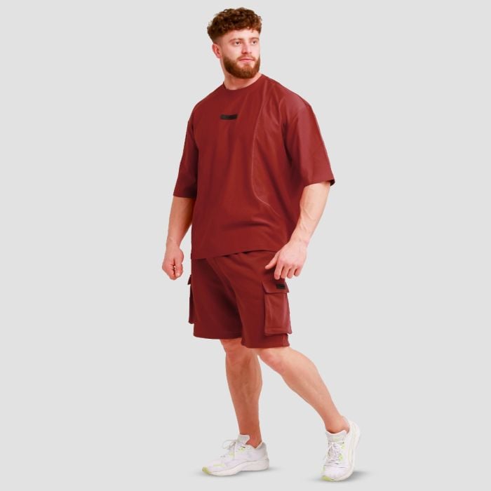 Unstoppable oversized póló Red - GymBeam L
