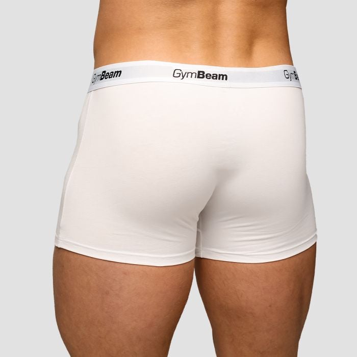 Essentials 3Pack boxeralsó White - GymBeam XL