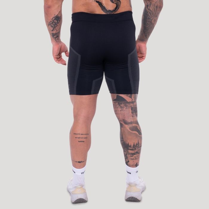 OG1 varrásmentes rövidnadrág Black/Grey - GymBeam XXL