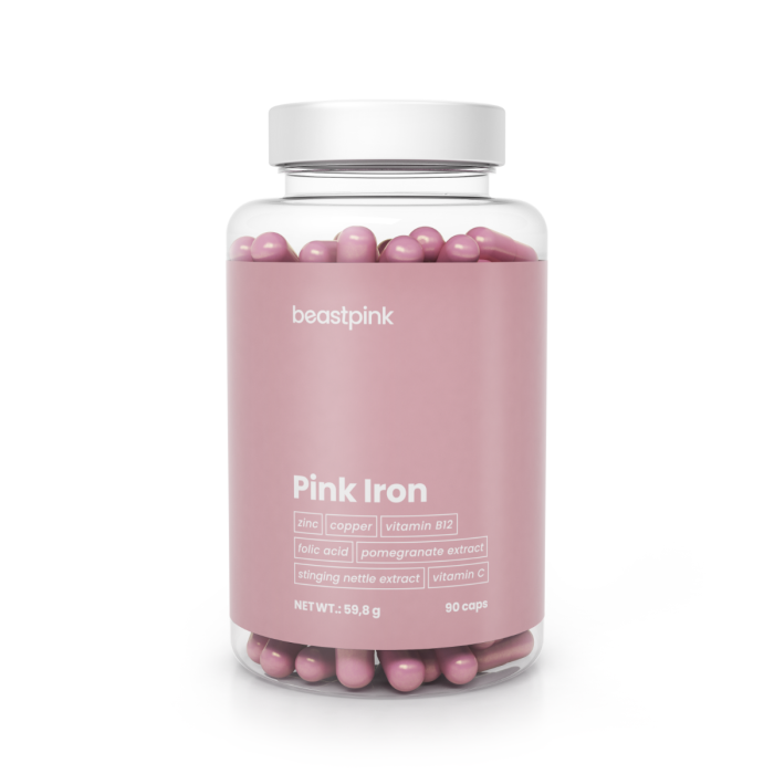Pink Iron - GymBeam 90 kapsz.