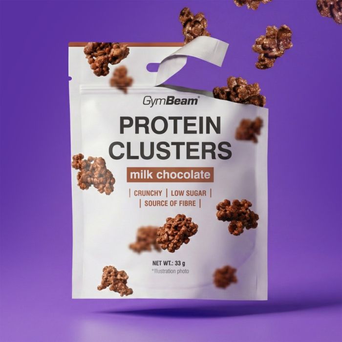 Protein Clusters - GymBeam 33 g - tejcsokoládé