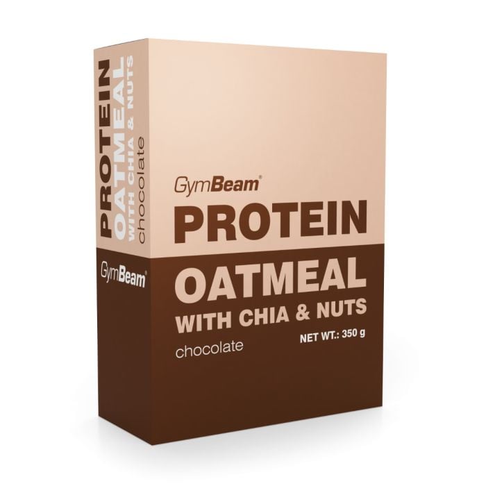 Protein Oatmeal with chia & nuts - GymBeam 350 g - wild berries