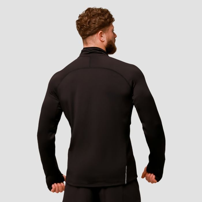 Pulse 1/2 Zip futófelső Black - GymBeam XL