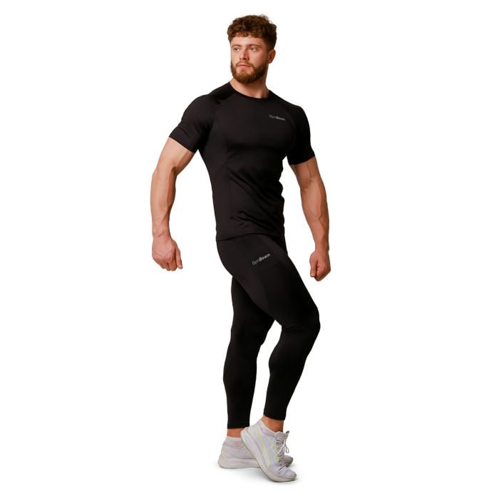 Pulse futóleggings Black - GymBeam L