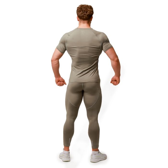 Pulse futóleggings Vetiver - GymBeam L