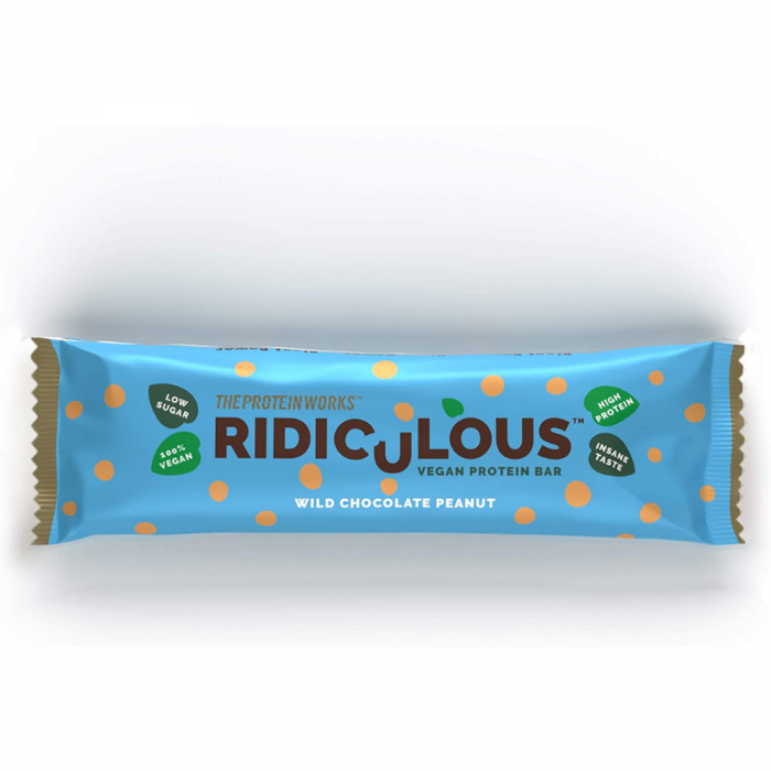 Ridiculous Vegan Protein Bar - The Protein Works 47 g - csokis mogyoró