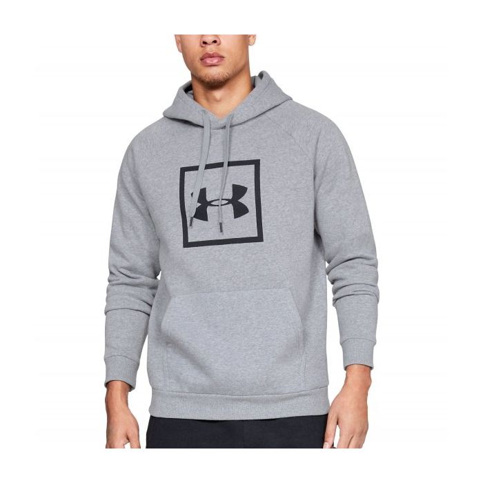 Rival Fleece Logo Hoodie Grey pulcsi – Under Armour
